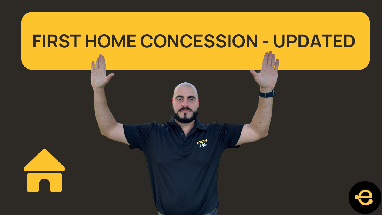 First Home Concession QLD UPDATED!